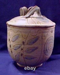 VINTAGE NORTHWEST STUDIO POTTERY COVERED JAR FRANCES SENSKA Autio Voulkos