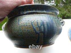 VINTAGE One-of-a-Kind Studio Art Pottery Lidded Tureen, Signed