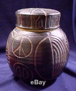 VINTAGE RARE NORTHWEST STUDIO POTTERY FRANCES SENSKA YA BA BO JAR Voulkos Autio