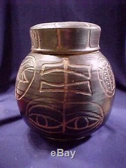 VINTAGE RARE NORTHWEST STUDIO POTTERY FRANCES SENSKA YA BA BO JAR Voulkos Autio