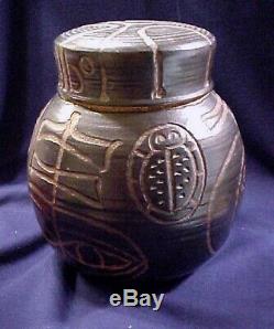 VINTAGE RARE NORTHWEST STUDIO POTTERY FRANCES SENSKA YA BA BO JAR Voulkos Autio