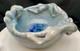 VINTAGE STUDIO POTTERY EMBOSSED THREE WOMEN BODY ART GLASS GEODE BOWL 9, c1980