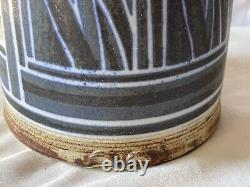 VINTAGE STUDIO POTTERY, SIGNED JIM STEWART, Utah Artist, Large Pitcher, 11 Tall