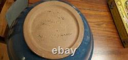 VTG 1981 Jugtown Ware Huge 14 XL Wheel Thrown Mixing Bowl Vernon Owens Signed