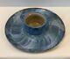 VTG 1990 Alan Ward Art Studio Pottery Chip & Dip Platter 11 Diameter Va, USA