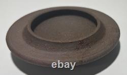 VTG 1992 Larry Allen Studio Pottery Covered Vessel Artist Signed Vase 5.75