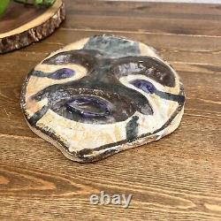 VTG Art Studio Pottery Face Mask Abstract Clay Wall Hanging Bill Skrips Style