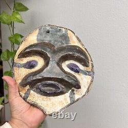 VTG Art Studio Pottery Face Mask Abstract Clay Wall Hanging Bill Skrips Style