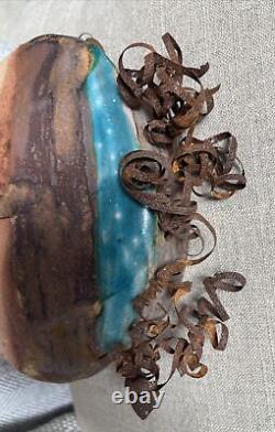 VTG Art Studio Pottery Face Mask Abstract Clay Wall Hanging Bill Skrips Style