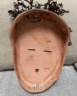 VTG Art Studio Pottery Face Mask Abstract Clay Wall Hanging Bill Skrips Style