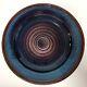 VTG Bill Campbell Studio Art Signed 11.75 Thrown Pottery Drip Glazed Bowl MINT