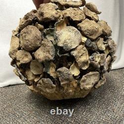 VTG Bodil Marie Nielsen Stoneware Vase Sculpture Brutalist Mid Century MCM 1960s