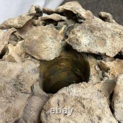 VTG Bodil Marie Nielsen Stoneware Vase Sculpture Brutalist Mid Century MCM 1960s