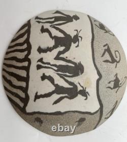 VTG Buzzard Mountain Pottery Lot of 2 Nerikomi Art Plates 1994 Siegele Haley
