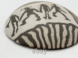 VTG Buzzard Mountain Pottery Lot of 2 Nerikomi Art Plates 1994 Siegele Haley