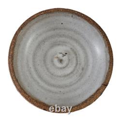 VTG California Studio Pottery Lidded Ceramic Brown Jar Drip Glaze Handmade 11