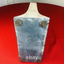 VTG DENNIS KIRCHMANN RAKU VASE SIGNED Original Collectible BAMBOO POTTERY