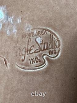 VTG FRANK ENGLE STUDIO Pottery Swan Noted Artist Newburgh Ind 14MCM Rare