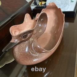 VTG FRANK ENGLE STUDIO Pottery Swan Noted Artist Newburgh Ind 14MCM Rare