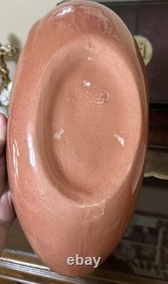 VTG FRANK ENGLE STUDIO Pottery Swan Noted Artist Newburgh Ind 14MCM Rare