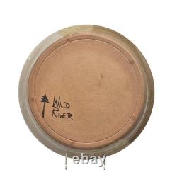 VTG Herb Roth Wild River Studio Pottery Plate Hand Thrown Stoneware 14