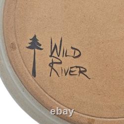 VTG Herb Roth Wild River Studio Pottery Plate Hand Thrown Stoneware 14