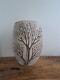 VTG MCM Andersen Design Studio Stoneware Pottery Vase with Tree 8 X 4.5 X 2