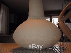 VTG MCM BIG Studio pottery Lamp tripod base 50's 60's danish Modern bitossi styl