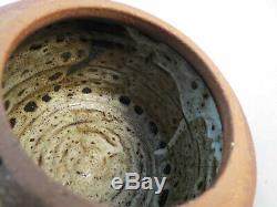 VTG Mid Century Edna Arnow Chicago Studio Art Pottery Canister & Lid