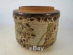 VTG Mid Century Edna Arnow Chicago Studio Art Pottery Canister & Lid