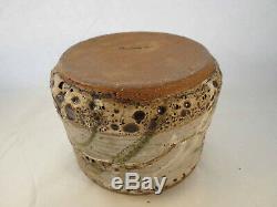 VTG Mid Century Edna Arnow Chicago Studio Art Pottery Canister & Lid