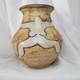 VTG Naked Nude Woman Pottery Vase Handcrafted Sketch 8 Tall Studio Art Pottery