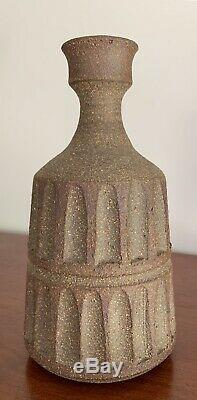 VTG ROBERT MAXWELL Studio Pottery Vase Weed Pot California 7 Tall