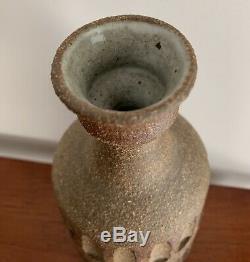 VTG ROBERT MAXWELL Studio Pottery Vase Weed Pot California 7 Tall