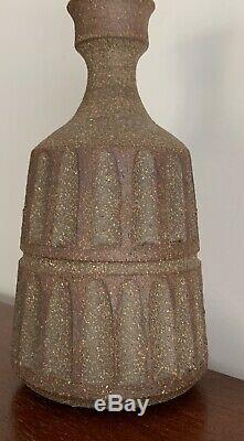 VTG ROBERT MAXWELL Studio Pottery Vase Weed Pot California 7 Tall