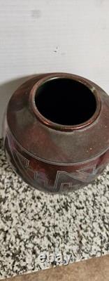 VTG R Kevin Kelly Signed Studio Art Vase Excellent VTG Condition No Chips