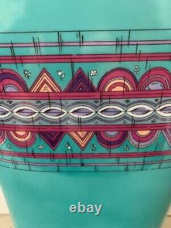 VTG Rosenthal Germany Studio Line Emilio Pucci MASSIVE Turquoise porcelain Vase