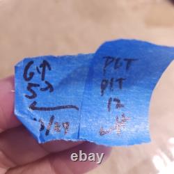 VTG Studio Art Pottery Pitcher Vase Abstract Stoneware Shino 6 ID HELP VP