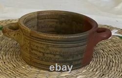 VTG Studio Pottery Bowl Mike Dodd Pottery Creation 13x13 Cm Mixed Earth Colours