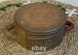 VTG Studio Pottery Bowl Mike Dodd Pottery Creation 13x13 Cm Mixed Earth Colours