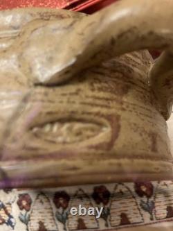 VTG Studio Pottery Bowl Mike Dodd Pottery Creation 13x13 Cm Mixed Earth Colours