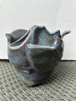 VTG Studio Pottery Handmade Glazed Sandstone Bowl Vase Gift Decor