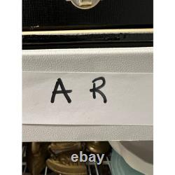 VTG Studio Pottery Lidded Canister Square Stoneware Jar Beige Cream Brutalist