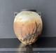 VTG Studio Pottery Vase By Elk Seefeldt (American Artist 20/21th C.), 10 Tall