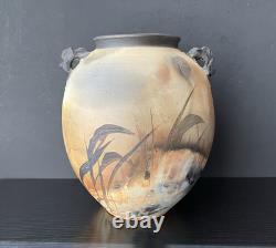 VTG Studio Pottery Vase By Elk Seefeldt (American Artist 20/21th C.), 10 Tall