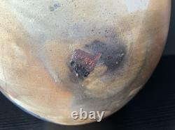 VTG Studio Pottery Vase By Elk Seefeldt (American Artist 20/21th C.), 10 Tall