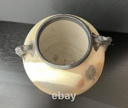 VTG Studio Pottery Vase By Elk Seefeldt (American Artist 20/21th C.), 10 Tall