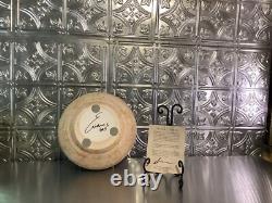 VTG TONY EVANS Pot Vase Studio Art Pottery Ancient Sands SIGNED #697 With COA