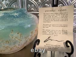 VTG TONY EVANS Pot Vase Studio Art Pottery Ancient Sands SIGNED #697 With COA