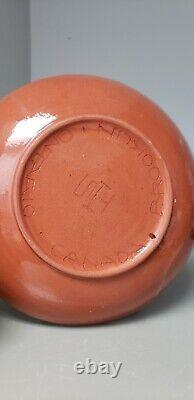 VTG T S Harlander StudioArt Pottery BowlBrightMosaic LkMCM Brooklin Ontario